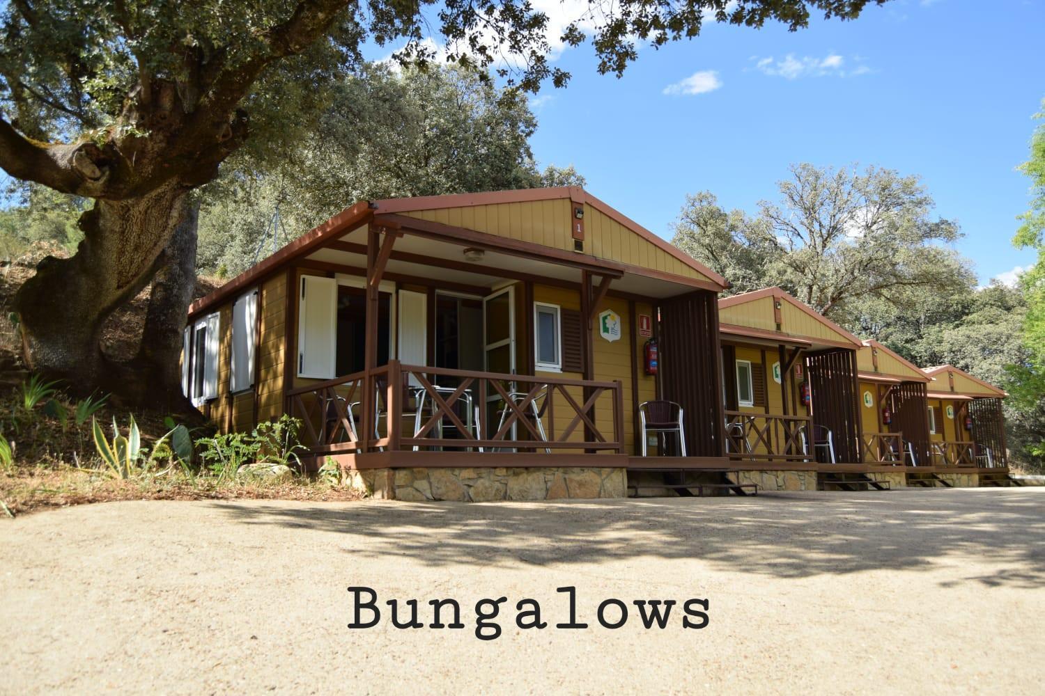 Bungalows, Camping Vega de Francia Sotoserrano Exterior foto